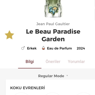 Jean Paul Gaultier Le Beau Paradise Garden Edp Erkek Parfümü 125ml