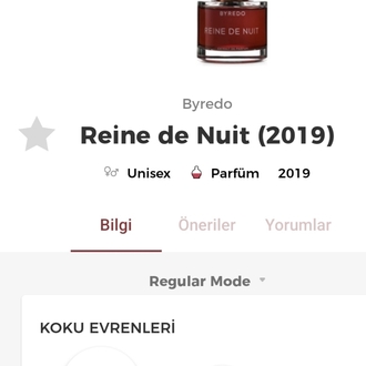 Byredo Reine De Nuit Unisex Parfüm 100ml 