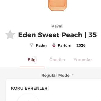 Kayali Eden Sweet Peach | 35 Edp Kadın Parfümü 100ml 