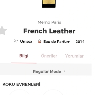 Memo French Leather Edp Unisex Parfüm 75ml 