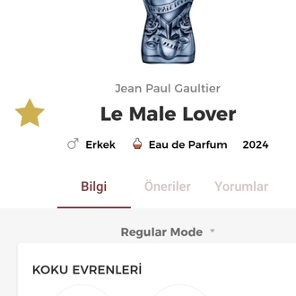 Jean Paul Gaultier Le Male Lover Edp Erkek Parfümü 125ml