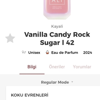 Kayali Vanilla Candy Rock Sugar | 42 Edp Unisex Parfüm 100ml