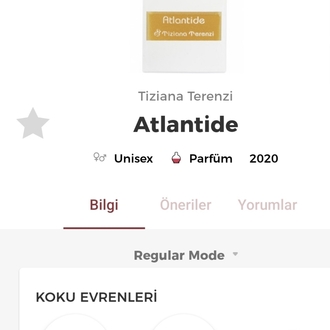 Tiziana Terenzi Sea Stars Atlantide Unisex Parfüm 100ml