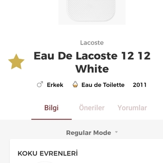 Lacoste L.12.12 Blanc Erkek Parfümü Edt 100ml
