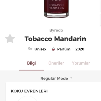 Byredo Tobacco Mandarin Unisex Parfüm 100ml 