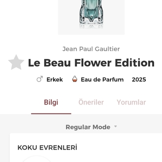 Jean Paul Gaultier Le Beau Flower Edition Edp Erkek Parfümü 125ml