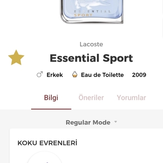 Lacoste Essential Blue Sport Erkek Parfümü Edt 125ml