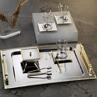 Arsel Siena Gold 40 Parça Çay Seti 304 Kalite