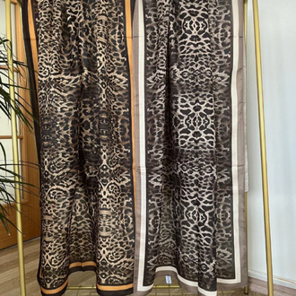 Diella Soft Pamuk Leopar Desenli Şal