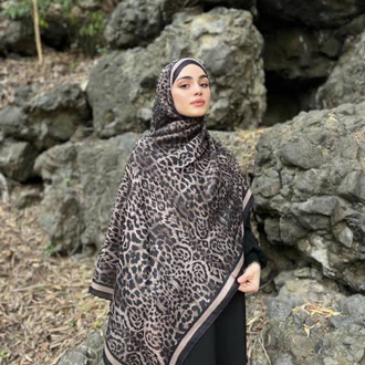 Leopar Soft Pamuk Şal