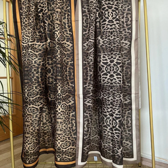 Diella Soft Pamuk Leopar Desenli Şal