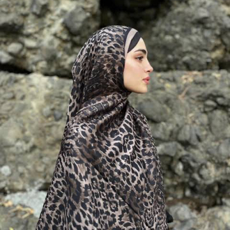 Leopar Soft Pamuk Şal