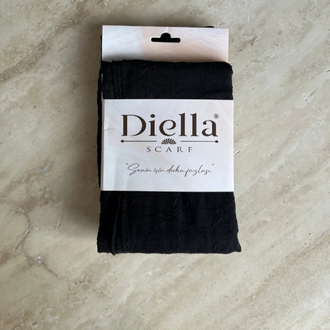 Diella Bambu Kraş Siyah Şal