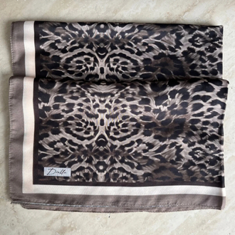 Diella Soft Pamuk Leopar Desenli Şal