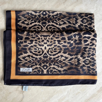 Diella Soft Pamuk Leopar Desenli Şal