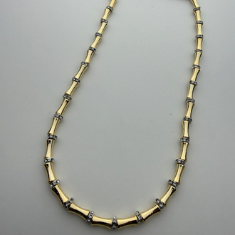 Taş Detaylı Kemik Model Kolye