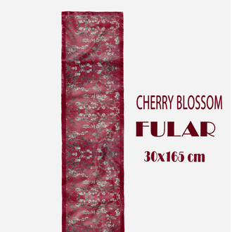 Cherry Blossom Kırmızı Fular