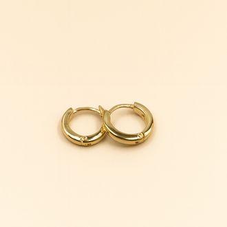 Mini Halka Küpe Gold