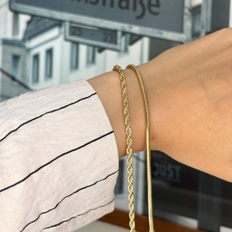 Xuping Minimal Yılan Zincir Gold