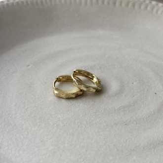 Piramit Gold Küpe