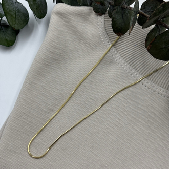 Minimal Yılan Zincir Kolye Gold
