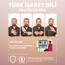 Türk İşaret Dili, Pratik Eğitimi (Online Zoom)