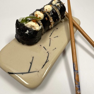 Dallar Desenli Sushi Tabağı