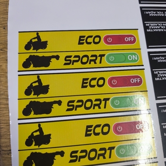ECO SPORT STİCKER 