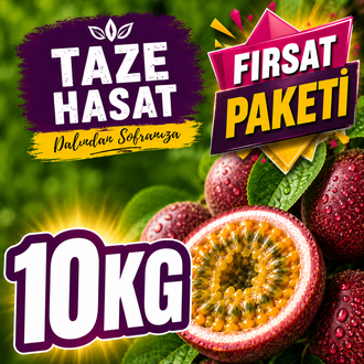 10 KİLOGRAM  - Passiflora Çarkıfelek Meyvesi