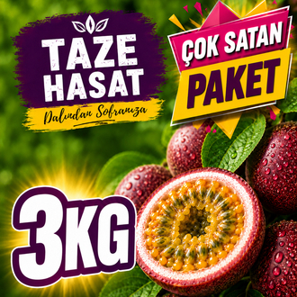 3 KİLOGRAM  - Passiflora Çarkıfelek Meyvesi