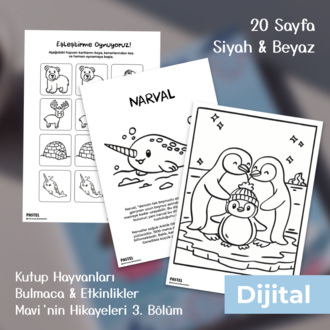 5.Sayı - OCAK Dijital Boyama ve Aktivite Dergisi / Kutupları Keşfediyoruz!