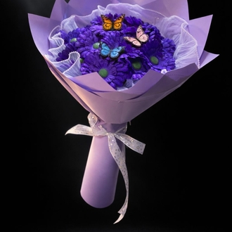 KALICI YAPAY GERBERA BUKETİ İTHAL 