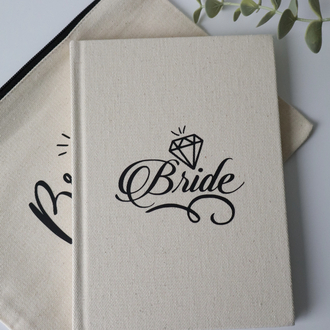 Bride Anı Defteri+ clutch Çanta