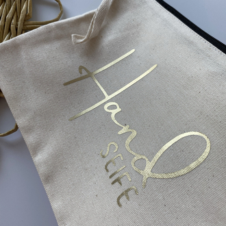 Hand Seife Ham Keten Renk Clutch 