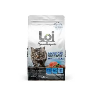 Loi Yetişkin Somonlu Kedi Maması 15KG