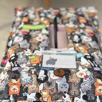 MeowPower Siyah - Box Örtüsü