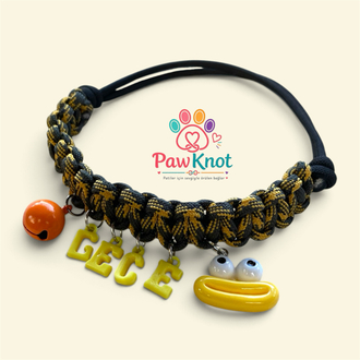 PawKnot Ayarlanabilir Kedi/Köpek Kolyesi İsme Özel
