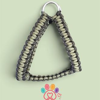 El Yapımı Paracord Köpek Göğüs Tasması