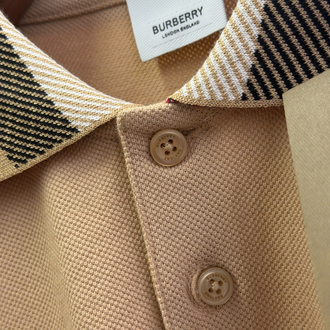 Burberry Özel Kumaşlı Ekose Detaylı T-shirt