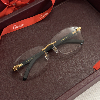 Cartier Safir Camlı Şeffaf Gözlük CRT101