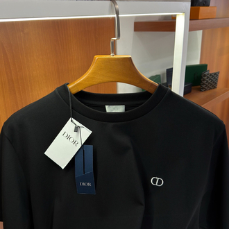 Dior Mini Logo İşlemeli T-shirt