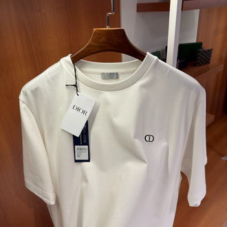 Dior Mini Logo İşlemeli T-shirt