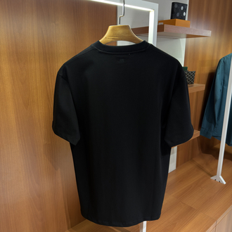 Ami Paris Siyah Mini Logo İşlemeli T-shirt