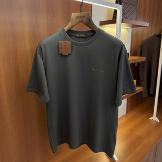 Loro Piana Merserize Kumaş Grimenaj T-shirt