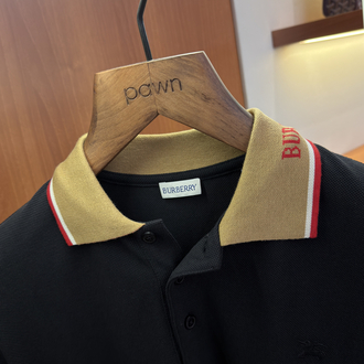 Burberry Siyah Polo Yaka T-shirt