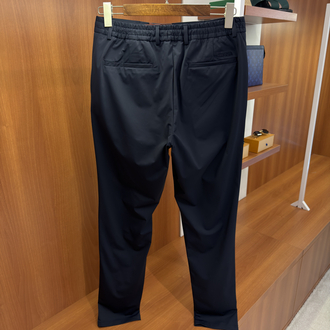 Zegna Kırışmaz Kumaş Koyu Lacivert Pantolon