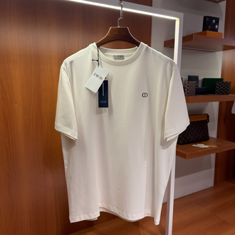Dior Mini Logo İşlemeli T-shirt