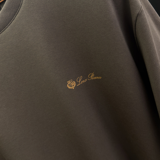 Loro Piana Merserize Kumaş Kahverengi T-shirt