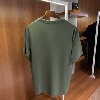 Prada Logo İşlemeli Fıstık Yeşili T-shirt