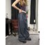 PİLELİ KABARTMA DETAYLI KLASİK SKATE JEAN